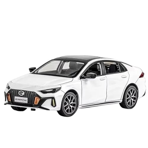 WHYMIRRJ Maßstab 1:24 für Trumpchi EMPOW55 Maßstab Legierung Auto Modelle Fahrzeug Modell Display Simulation Sammlung Ornamente vorgefertigte Fahrzeuge Modell (weiß) von WHYMIRRJ