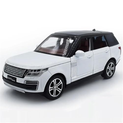 WHYMIRRJ Maßstab 1:32 für Land Rover Maßstab 1:32, Druckguss, Legierung, Auto-Modelle, Sammlerstück, Metall, Dekoration, Souvenirs, vorgefertigte Fahrzeuge, Modell (weiß) von WHYMIRRJ