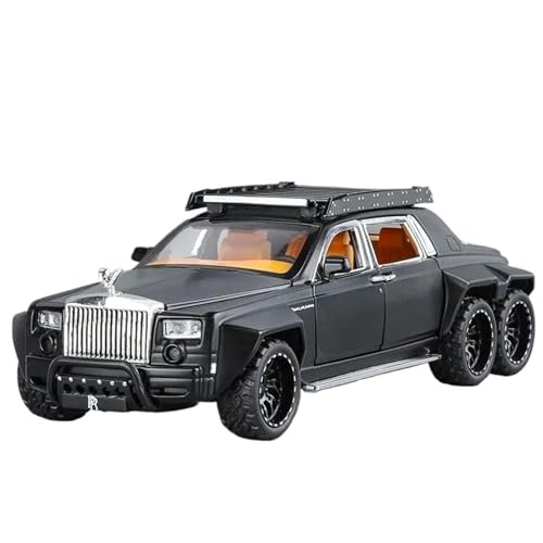 WHYMIRRJ Maßstab 1:32 für Rolls-Royce Phantom 6X6 SUV Legierung Auto Modelle Opable Doors Metall Fahrzeug Simulation Sammlung Ornamente Vorgefertigte Fahrzeuge Modell (Schwarz) von WHYMIRRJ