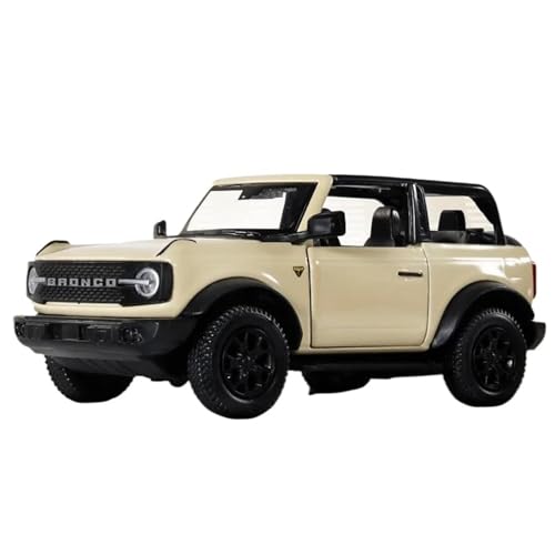 WHYMIRRJ Maßstab 1:36 für Ford Bronco für Porsche 911 Revuelto Legierung Auto-Modelle Sammlerstück Metall Fahrzeug dekorative Souvenirs vorgefertigte Fahrzeuge Modell (Bronco Beige) von WHYMIRRJ