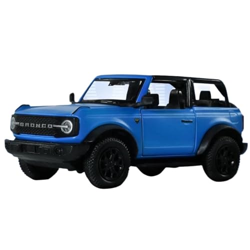 WHYMIRRJ Maßstab 1:36 für Ford Bronco für Porsche 911 Revuelto Legierung Auto-Modelle Sammlerstück Metall Fahrzeug dekorative Souvenirs vorgefertigte Fahrzeuge Modell (Bronco Blue) von WHYMIRRJ