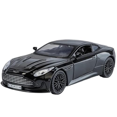 WHYMIRRJ Maßstab Auto Modelle Legierung Auto Für Aston Martin DB12 GT Im Maßstab 1/32 Modellsatz Maßstab Türen Öffnen Dekorative Souvenirs Für Miniatur-Sammlerfahrzeuge (Schwarz) von WHYMIRRJ