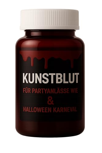 WHZHSTAR Halloween Plasma, 250ML Kunstblut, Perfekt für Cosplay Vampire Zombie Party Krankenschwester Requisit Kostüm Dekoration (250ML) von WHZHSTAR