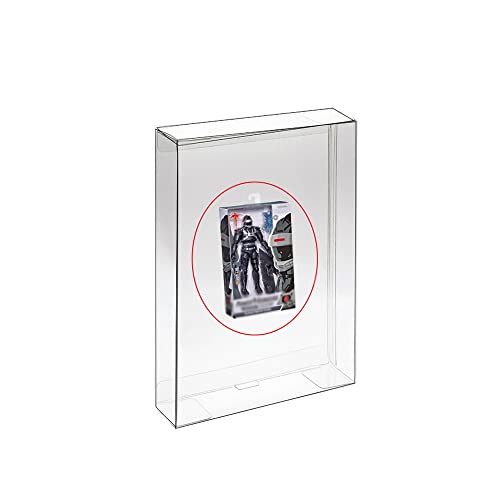 WICAREYO 10pcs Schutzhülle Protective Case durchsichtigem Kunststoff Hüllen für Power Rangers Lightning Collection Figuren von WICAREYO