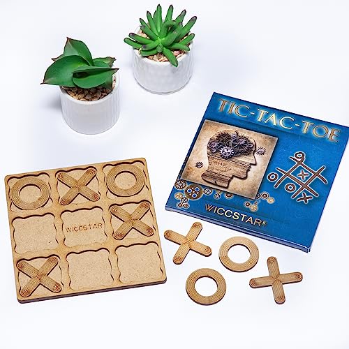 TIC TAC Toe XOXO Spiel für Familie Wohnzimmer und Couchtisch Noughts and Crosses von WICCSTAR