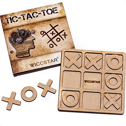 Tic-Tac-Toe Spiel Legespiel Holz Puzzle IQ Spiel von WICCSTAR
