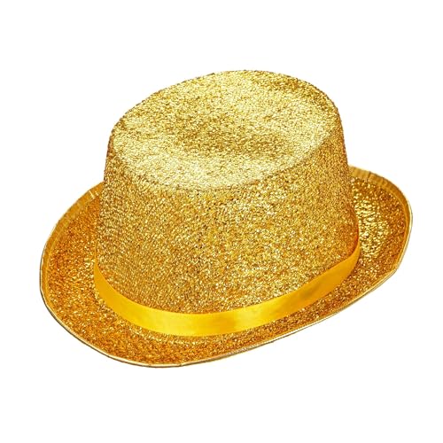 W WIDMANN MILANO Party Fashion 04541 - Hut Showtime, Gold, Glitzer, Zylinder, Hut, Mütze, Kostüm, Karneval, Mottoparty W WIDMANN MILANO Party Fashion 04541 - Hut Showtime, Gold, Glitzer, Zylinder, Hut, Mütze, Kostüm, Karneval, Mottoparty von WIDMANN