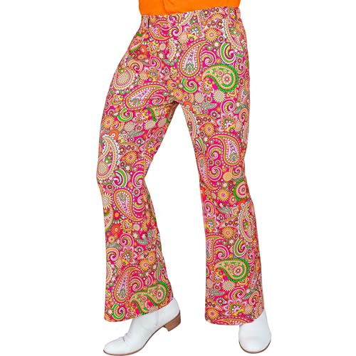 W WIDMANN MILANO Party Fashion - 60er Jahre Hose für Herren, Hippie, Reggae, Flower Power, Disco Fever, Schlagermove W WIDMANN MILANO Party Fashion - 60er Jahre Hose für Herren, Hippie, Reggae, Flower Power, Disco Fever, Schlagermove von W WIDMANN MILANO Party Fashion