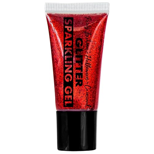 WIDMANN MILANO PARTY FASHION W Glitzergel in Tube für Gesicht und Körper, für Karneval, Fasching, Halloween, Festival, Mottopartys, 25 ml von WIDMANN MILANO PARTY FASHION
