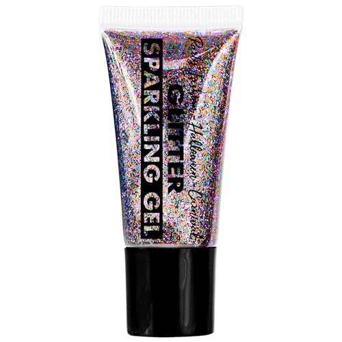 WIDMANN MILANO PARTY FASHION W Glitzergel in Tube für Gesicht und Körper, für Karneval, Fasching, Halloween, Festival, Mottopartys, 25 ml von WIDMANN MILANO PARTY FASHION
