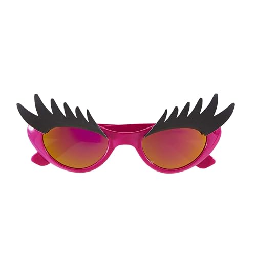 Widmann 14395 - Brille mit Wimpern, Kostümzubehör, Accessoire, Go Go Girl, Karneval, Mottoparty von WIDMANN MILANO PARTY FASHION