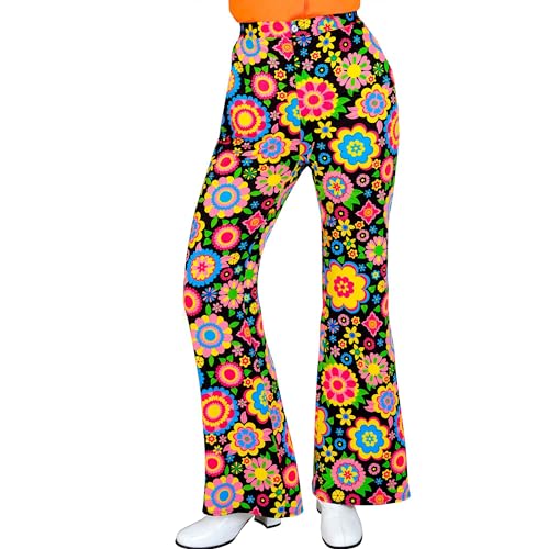W WIDMANN MILANO Party Fashion - 60er Jahre Hose für Damen, Hippie, Reggae, Flower Power, Disco Fever, Schlagermove W WIDMANN MILANO Party Fashion - 60er Jahre Hose für Damen, Hippie, Reggae, Flower Power, Disco Fever, Schlagermove von WIDMANN MILANO PARTY FASHION