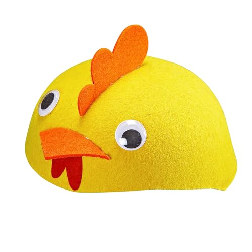 Widmann Kappe Hühnchen mit Kulleraugen für Erwachsene, Orange von WIDMANN MILANO PARTY FASHION
