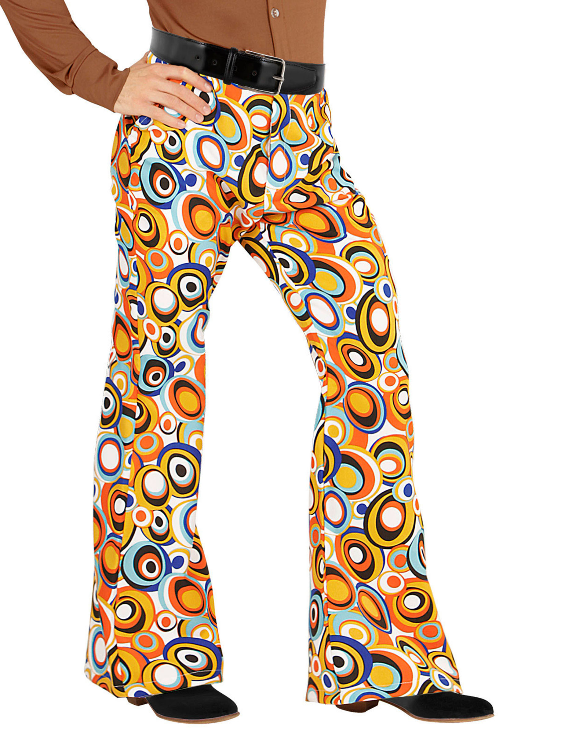 70er Jahre Hose mit Blasenmuster für Herren 70er Jahre Hose mit Blasenmuster für Herren von WIDMANN