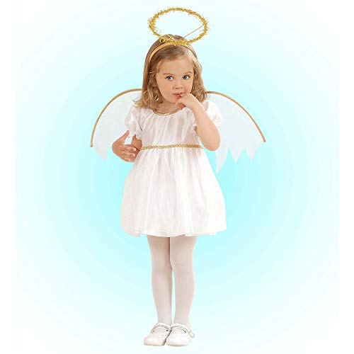 "ANGEL" (dress, wings, halo) - (104 cm / 2-3 Years) von WIDMANN