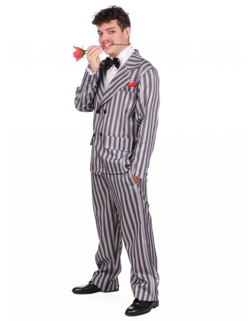 Amerikanischer Gangster der 20er Herrenkostüm grau von WIDMANN