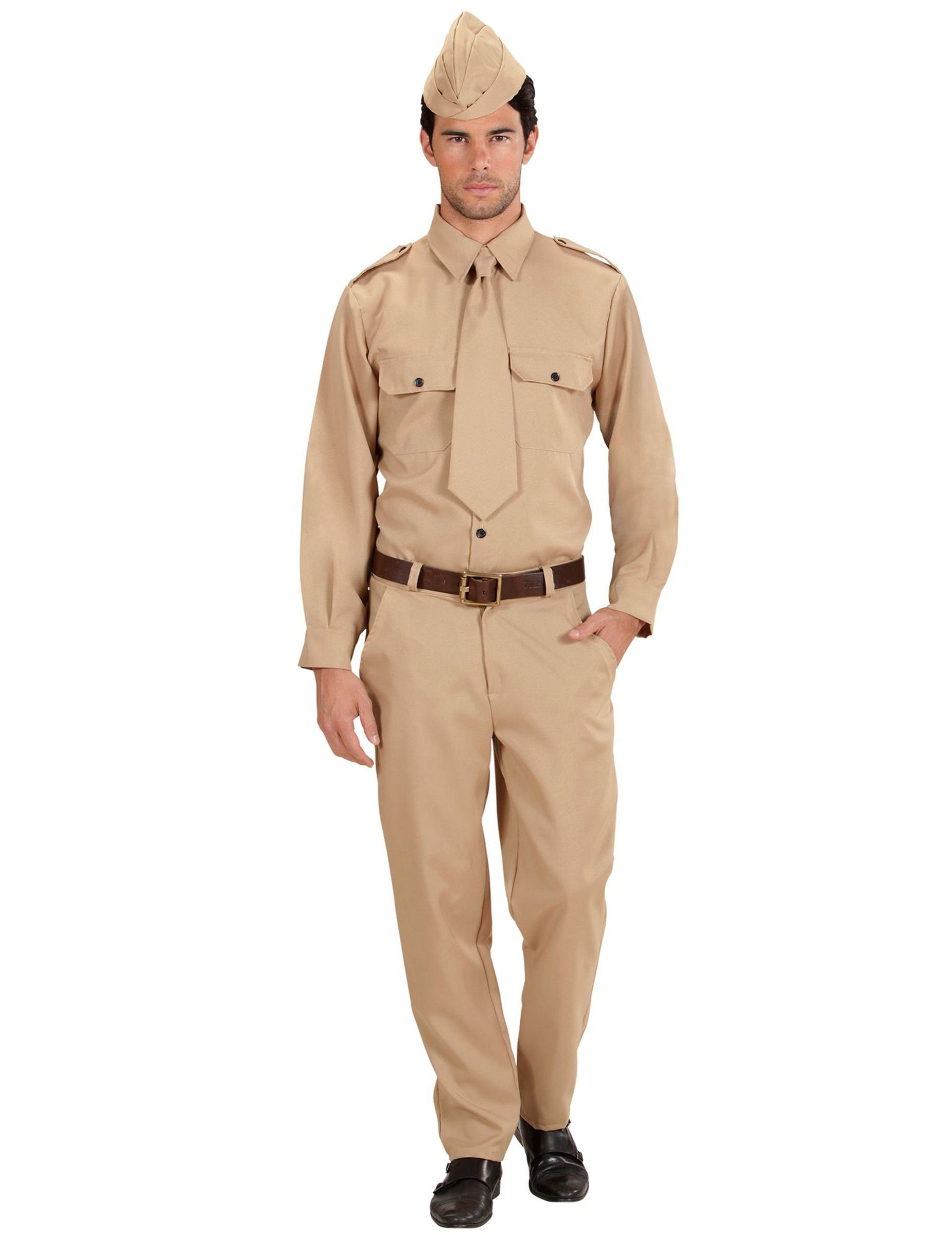 Amerikanischer Soldat - Herren-Kostüm - sandfarben Amerikanischer Soldat - Herren-Kostüm - sandfarben von WIDMANN