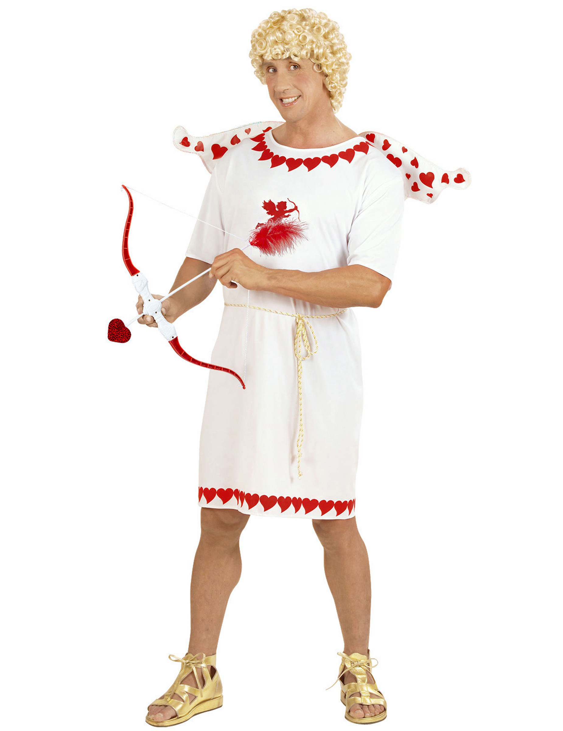 Amor-Kostüm Engel-Kostüm für Erwachsene weiss-rot Amor-Kostüm Engel-Kostüm für Erwachsene weiss-rot von WIDMANN