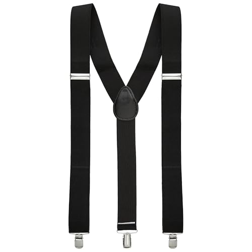 Widmann - Hosenträger, ultralang bis 115-120 cm, größenverstellbar, Kostüm, Accessoire, Mottoparty, Karneval von WIDMANN