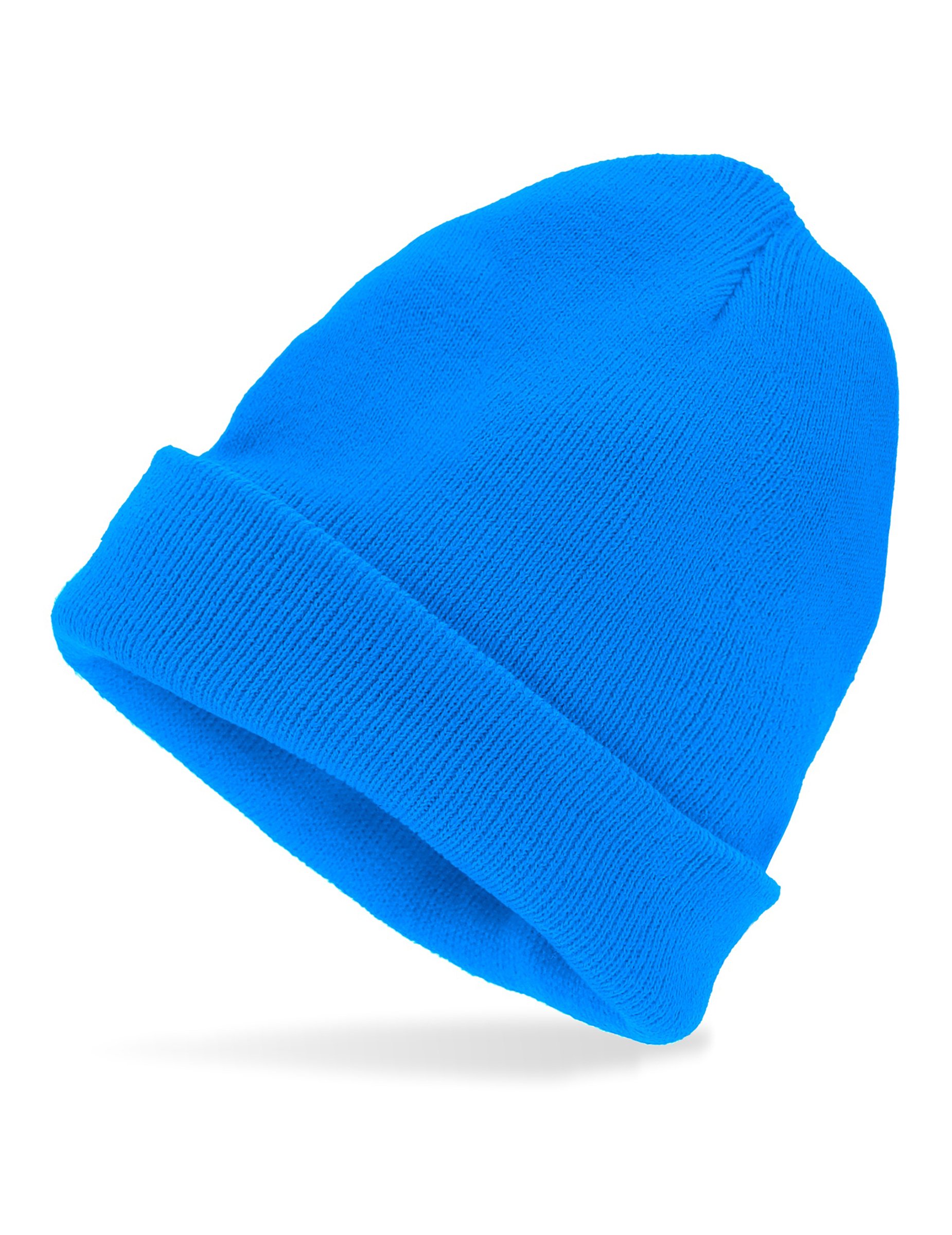 Beanie Mütze für Erwachsene Hellblau von WIDMANN