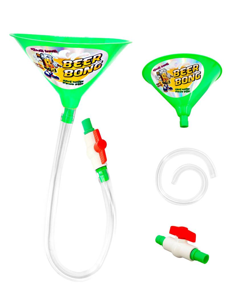 Beerbong Biertrichter Trinkspiel JGA grün von WIDMANN