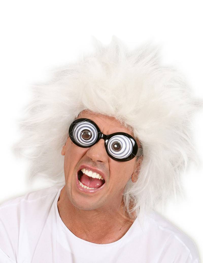 Brille Funbrille Irrer Blick schwarz von WIDMANN