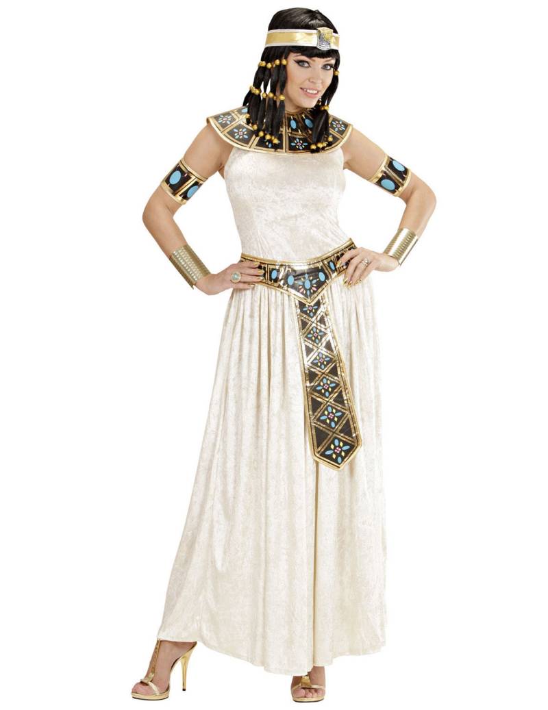 Cleopatra Damenkostüm Deluxe creme-blau-gold Cleopatra Damenkostüm Deluxe creme-blau-gold von WIDMANN