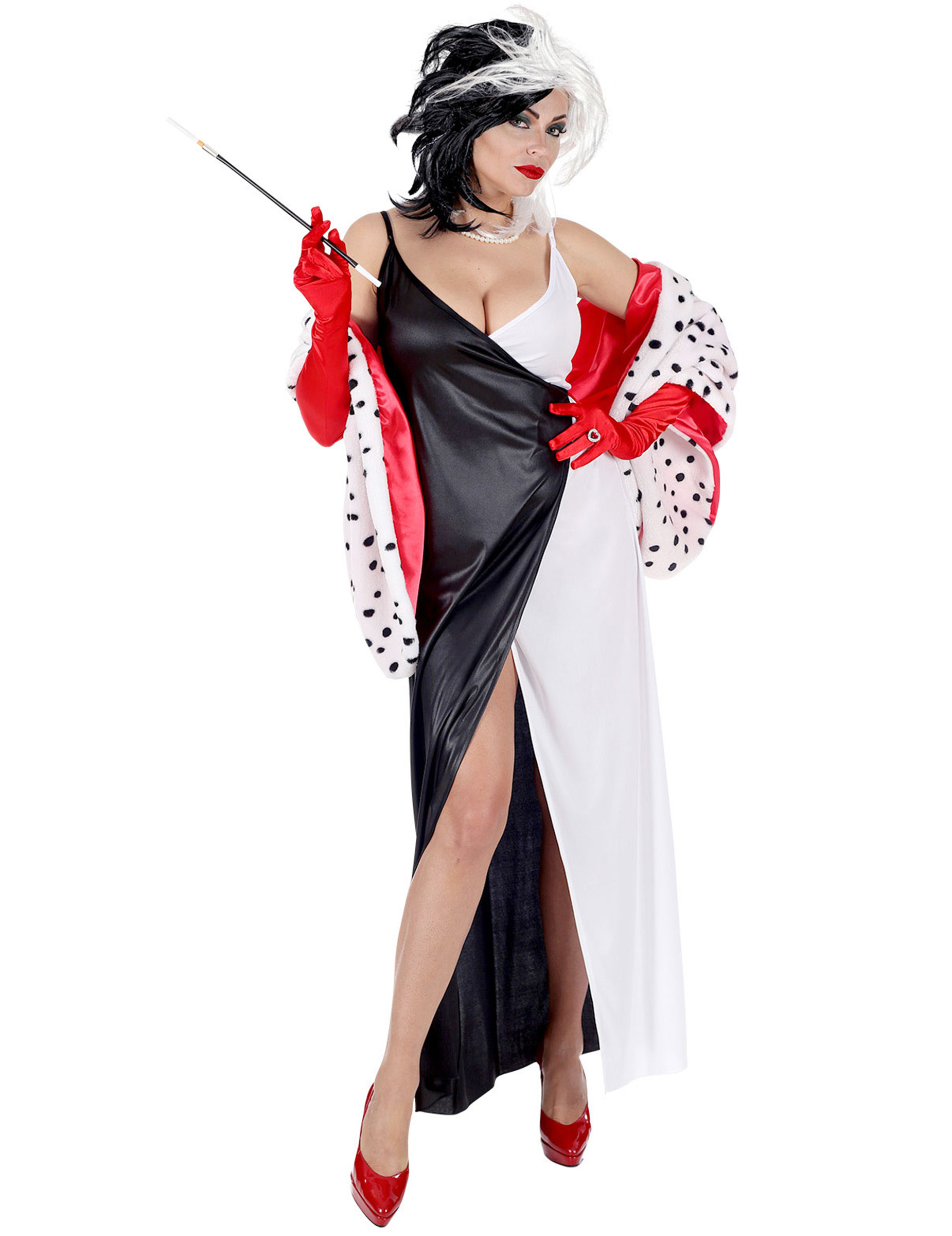Dämonisches Hundefängerin-Kostüm für Damen Halloween-Kostüm schwarz-weiss Dämonisches Hundefängerin-Kostüm für Damen Halloween-Kostüm schwarz-weiss von WIDMANN
