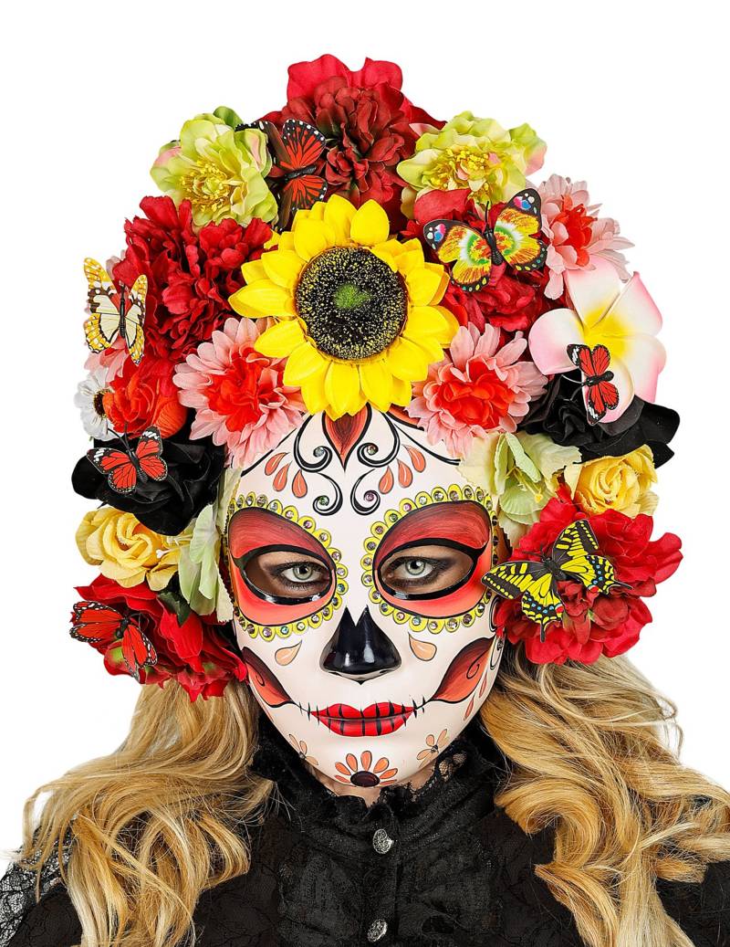 Dia de los muertos Maske für Erwachsene von WIDMANN
