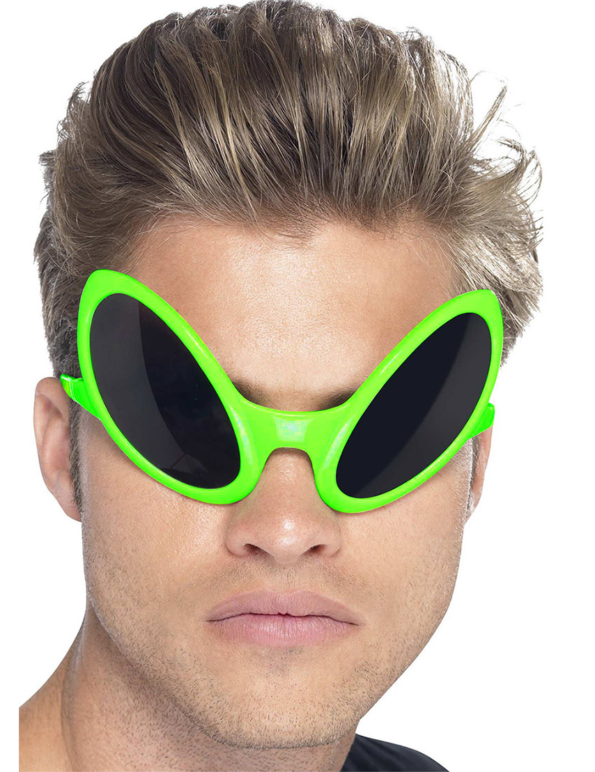 Disco Party Alien Brille grün-blau Disco Party Alien Brille grün-blau von WIDMANN