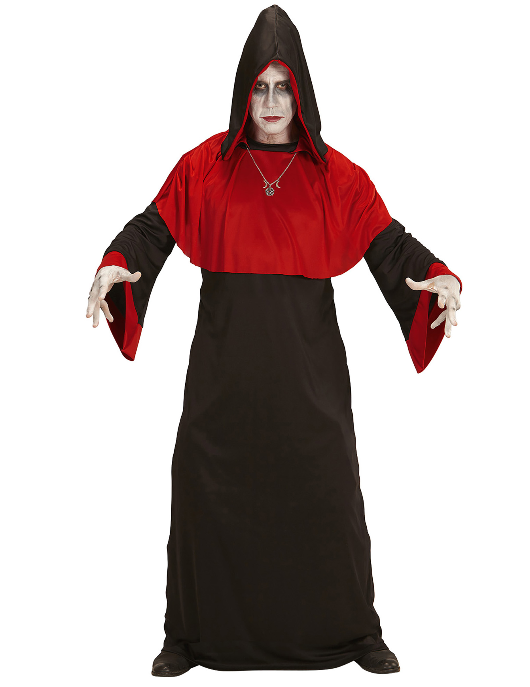 Endzeit-Dämon-Kostüm für Herren Halloweenkostüm schwarz-rot Endzeit-Dämon-Kostüm für Herren Halloweenkostüm schwarz-rot von WIDMANN