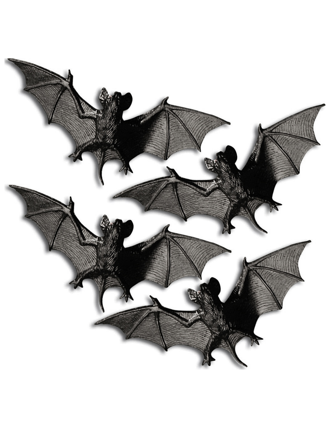 Fledermaus Halloween Deko schwarz-braun 4er-Set 11cm Fledermaus Halloween Deko schwarz-braun 4er-Set 11cm von WIDMANN
