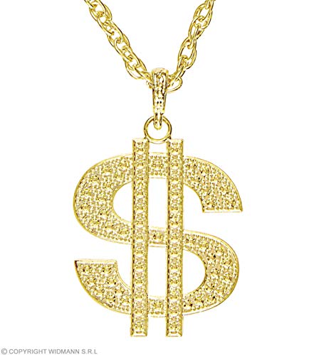 Widmann WID4878D 4878D - Halskette Dollar, gold, Schmuck, Accessoire, Mottoparty, Karneval Widmann WID4878D 4878D - Halskette Dollar, gold, Schmuck, Accessoire, Mottoparty, Karneval von WIDMANN MILANO PARTY FASHION