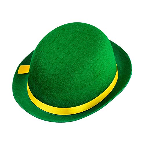 "GREEN BOWLER HAT" felt - von WIDMANN