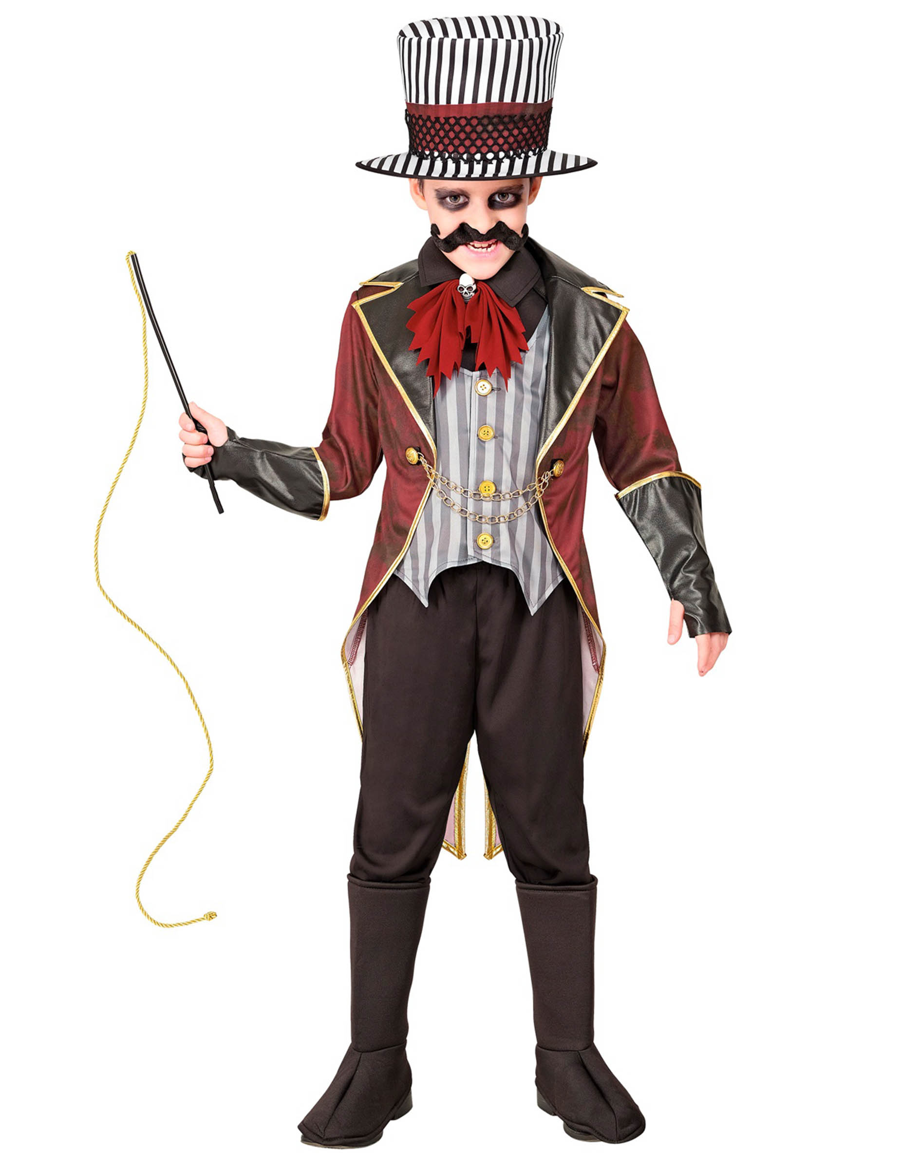 Gruseliger Zirkusdirektor Kostüm für Kinder von WIDMANN