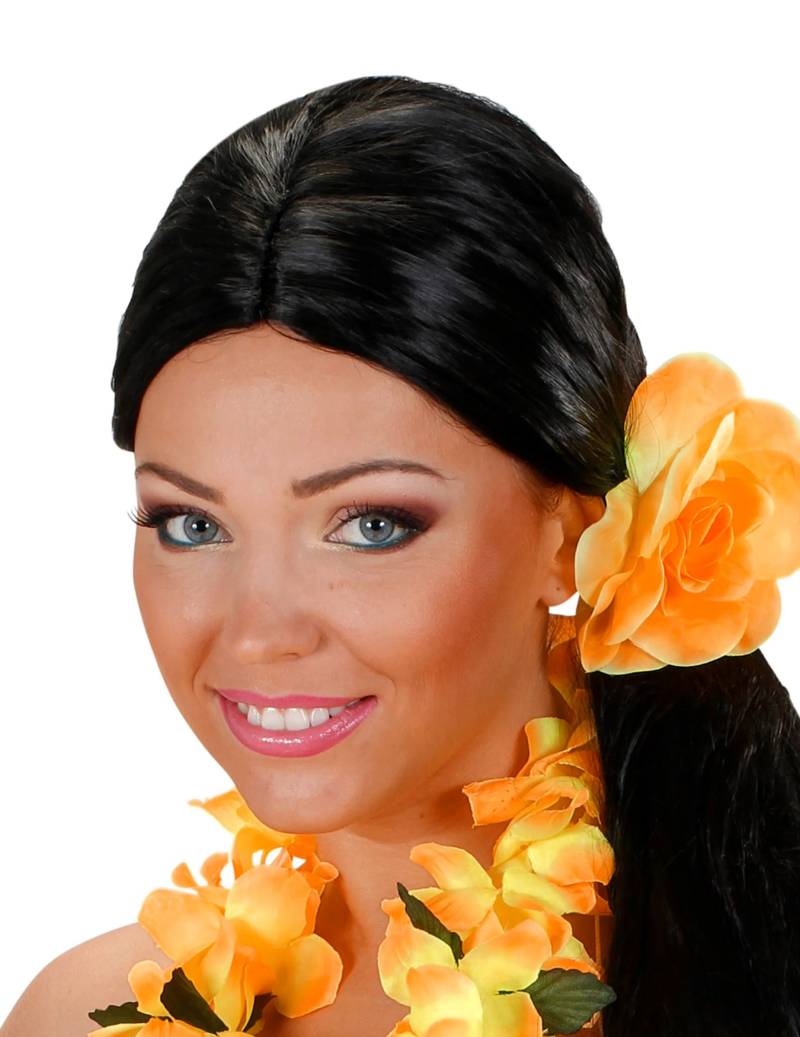 Haargummi Blume Gelb elastisch für Erwachsene Haargummi Blume Gelb elastisch für Erwachsene von WIDMANN