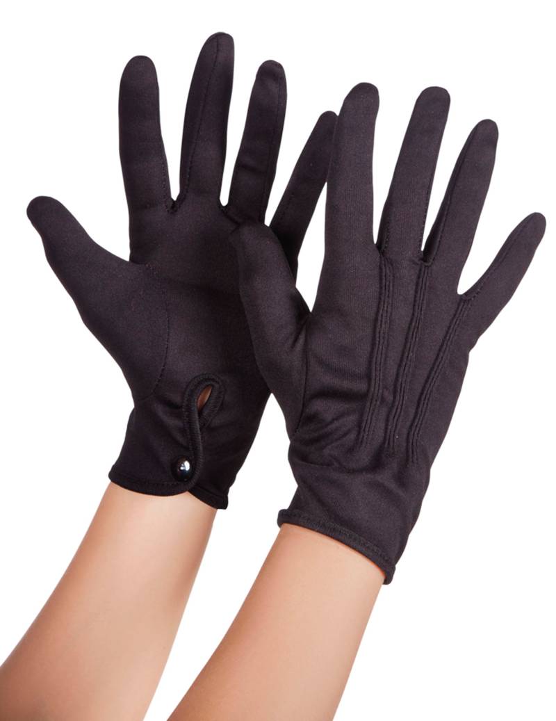 Handschuhe kurz schwarz von WIDMANN