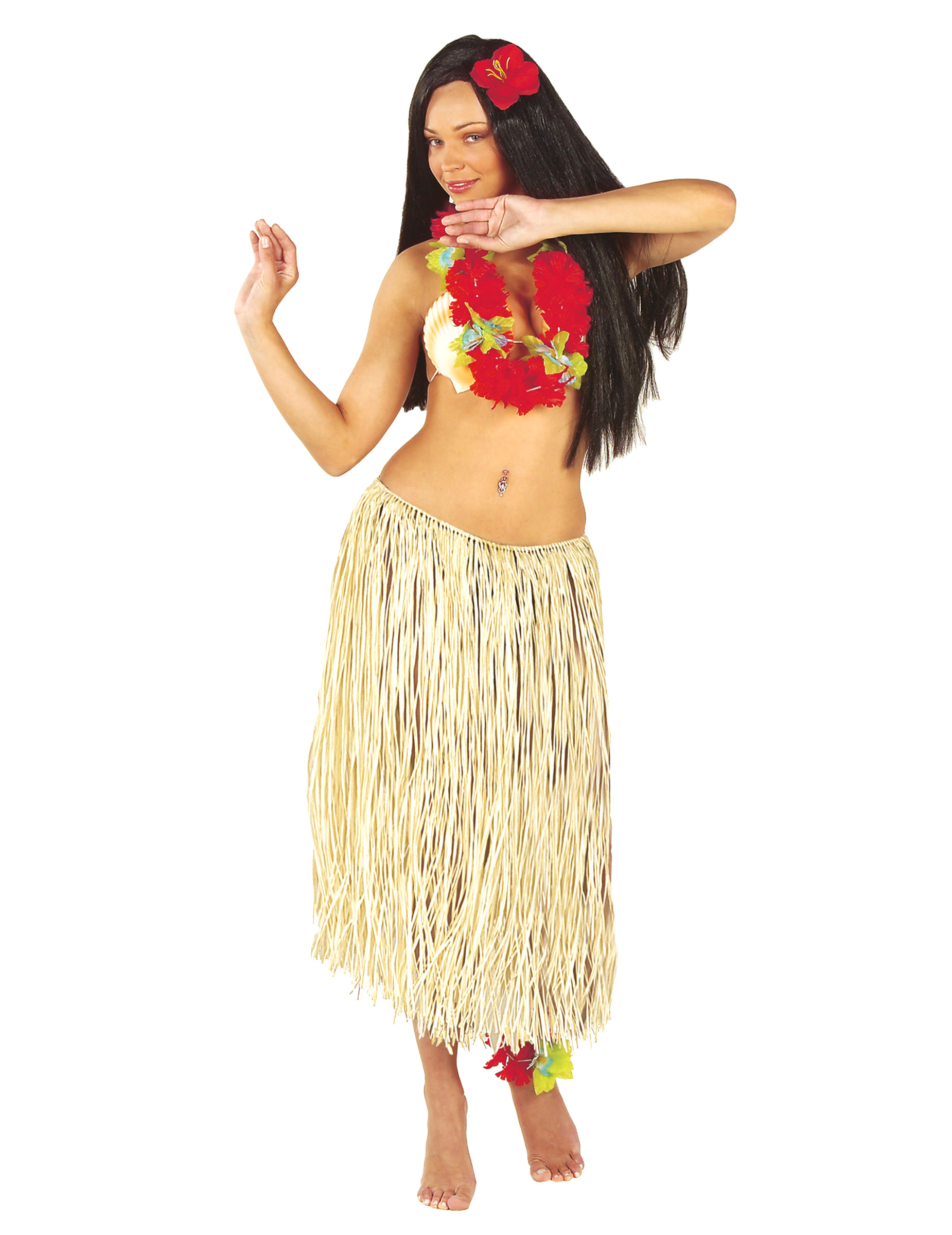 Hawaii Bastrock für Herren Kostüm-Zubehör 78 cm beige Hawaii Bastrock für Herren Kostüm-Zubehör 78 cm beige von WIDMANN