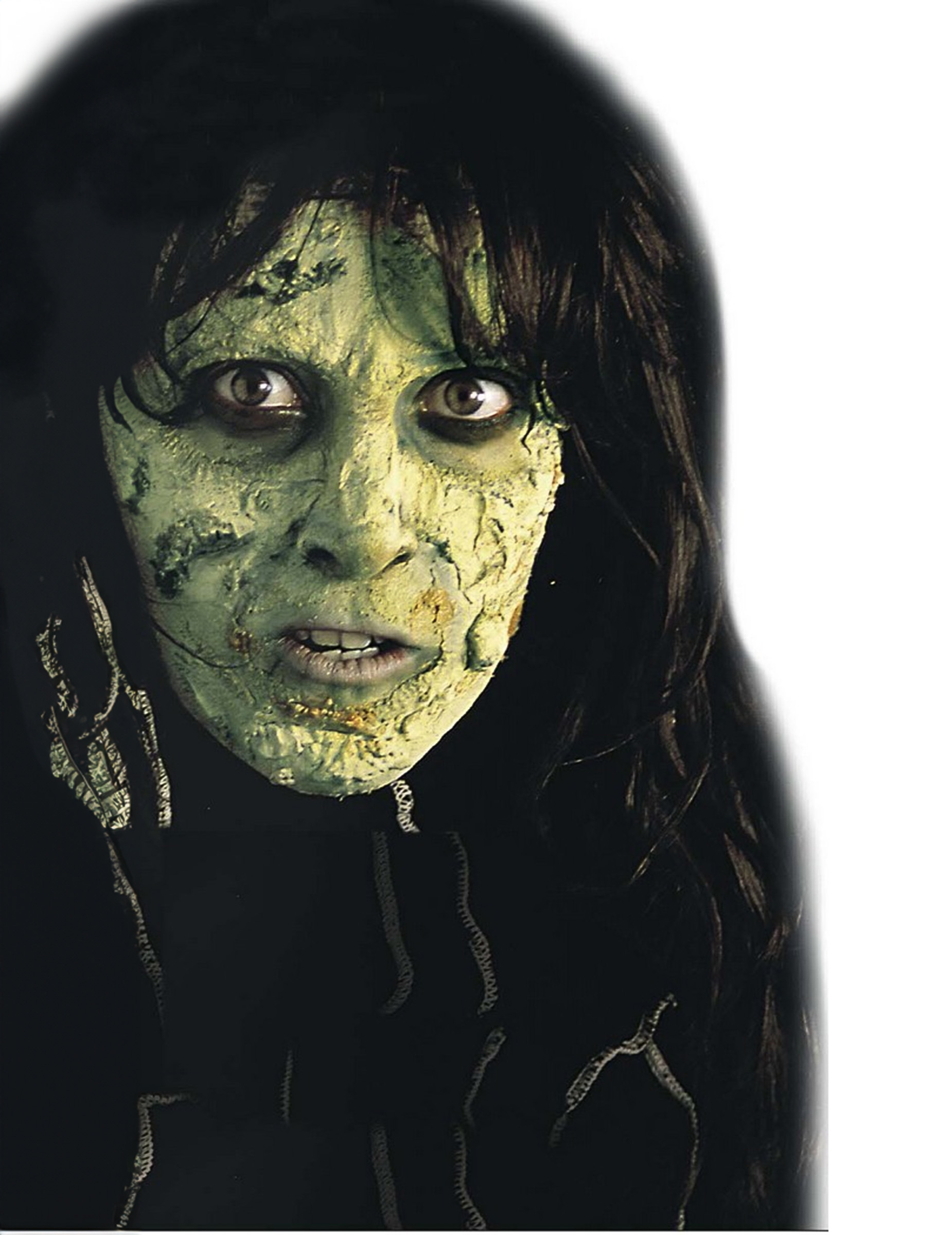Horror Make Up Schminke grün 28ml von WIDMANN