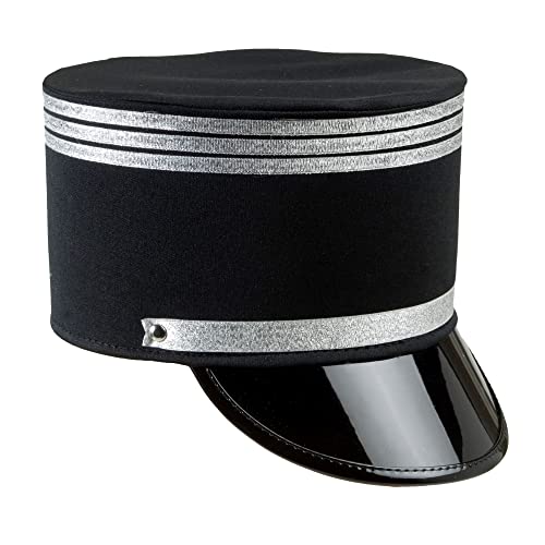 WIDMANN Black Kepi Accessoire für Militär-Armee-Kriegs-Kostüm von W WIDMANN MILANO Party Fashion