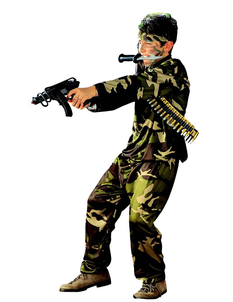 Kämpfer Kinderkostüm Soldat camouflage von BCI