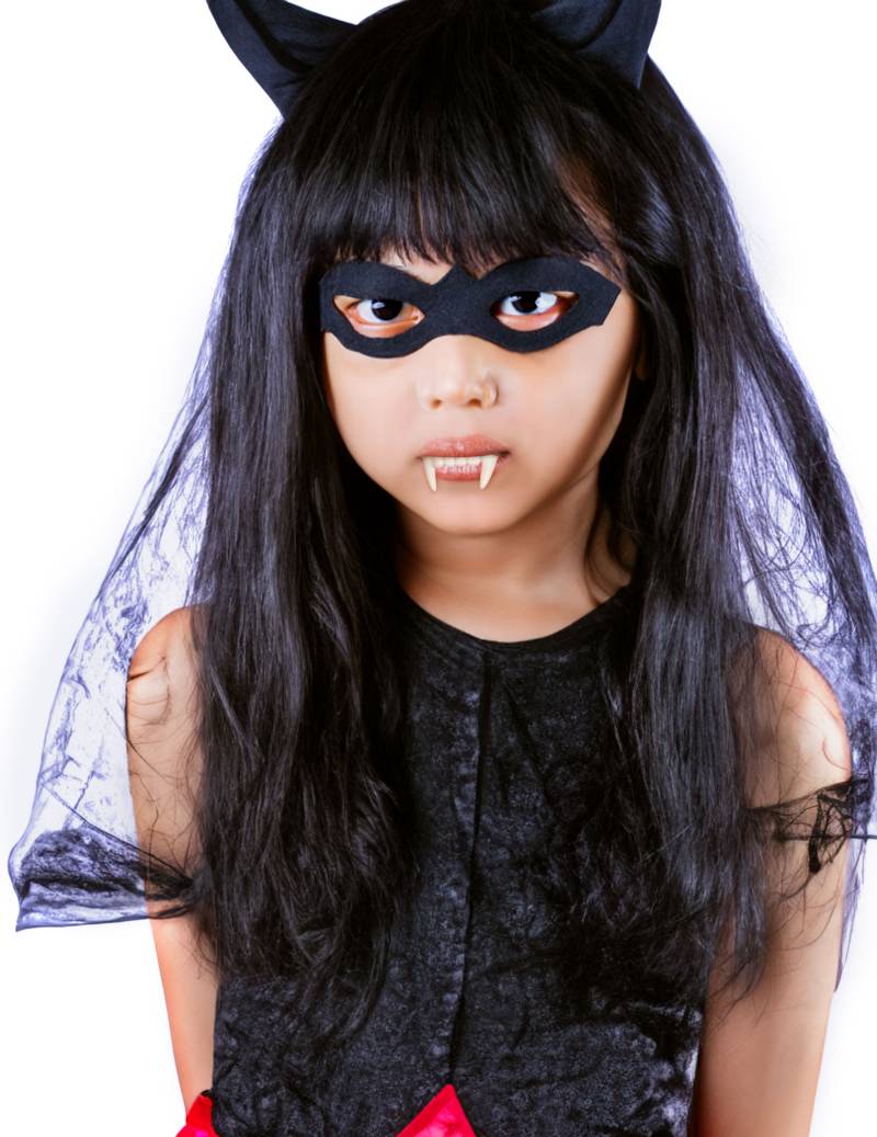 Vampirzähne für Kinder und Erwachsene Vampirgebiss weiss von WIDMANN