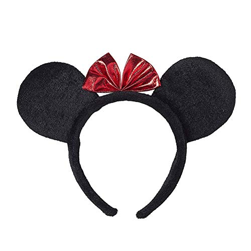 W WIDMANN MILANO Party Fashion 9435Y - Haarreif mit Mausohren und Schleifen, Schwarz/Rot, für Kinder, Kopfschmuck, Accessoire, Kostüm, Mottoparty, Karneval von W WIDMANN MILANO Party Fashion