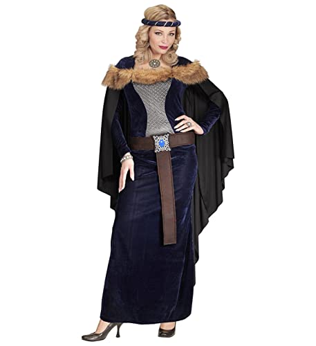 "MEDIEVAL PRINCESS" (dress with cape, belt, headpiece) - (S) von WIDMANN