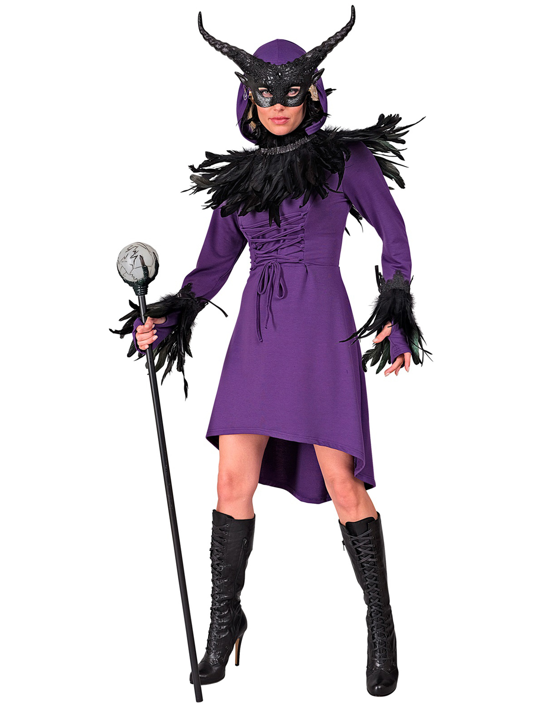 Mittelalter Gothic Kleid für Damen Mittelalter Gothic Kleid für Damen von WIDMANN