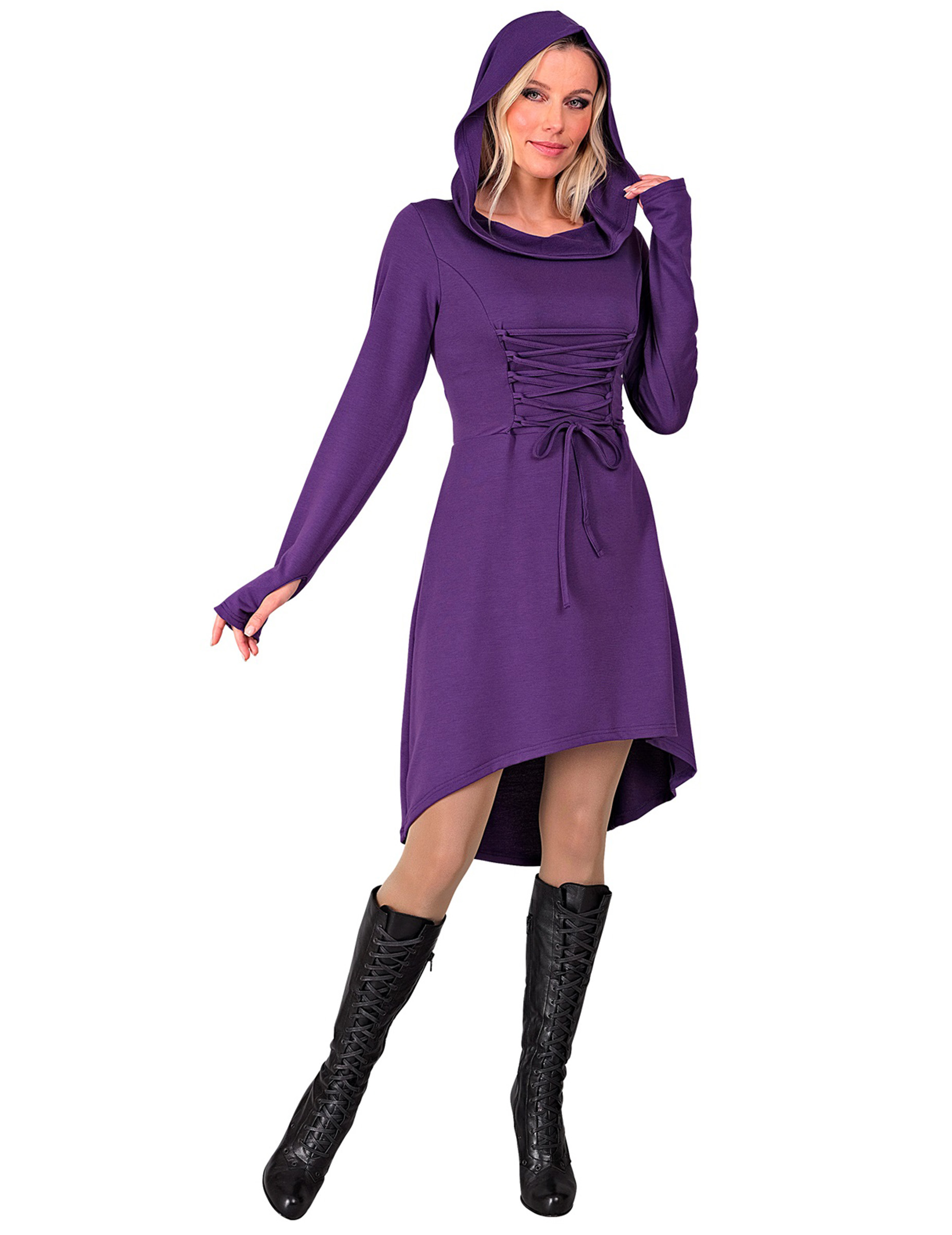 Mittelalter Gothic Kleid für Damen von WIDMANN