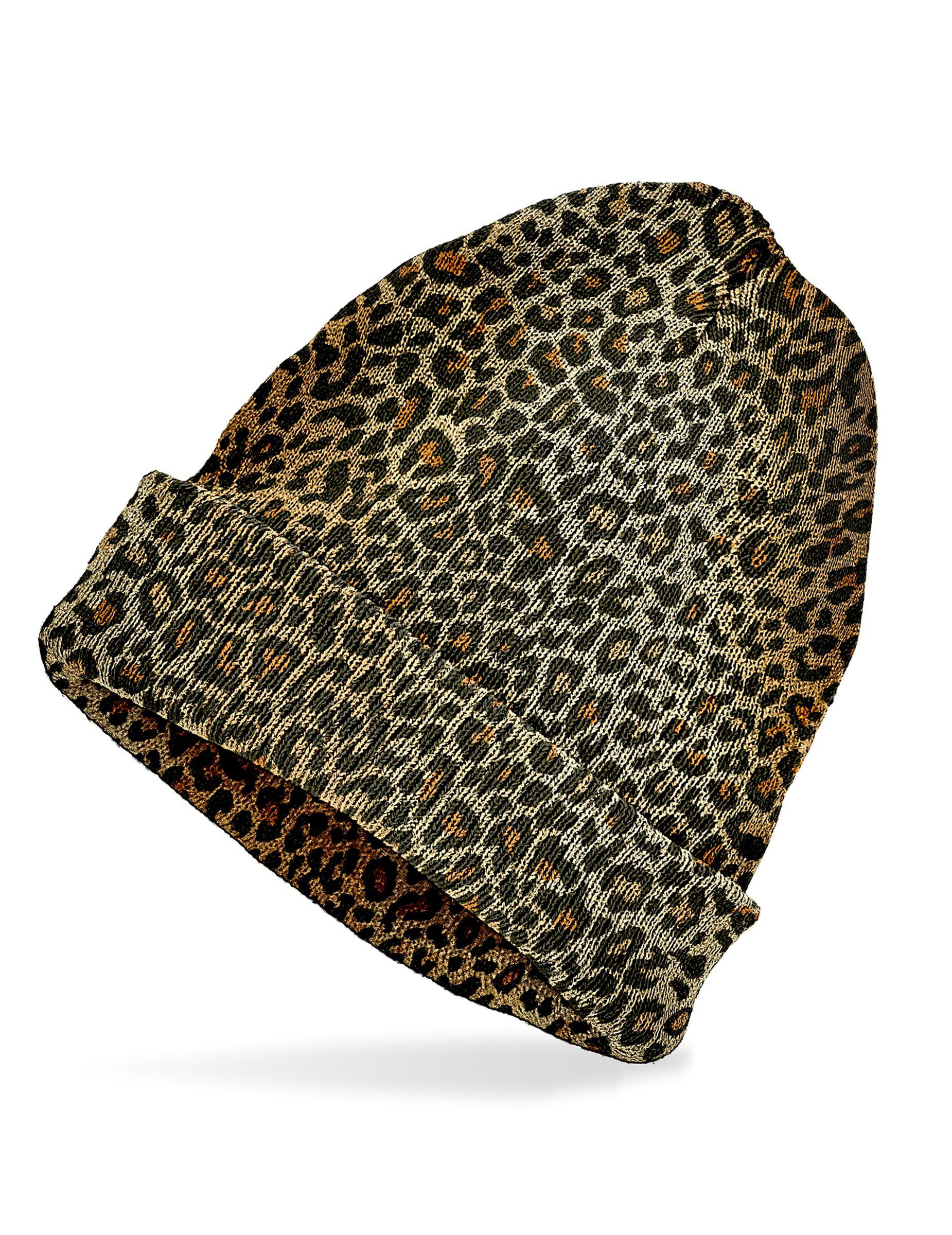 Mütze Leo-Print für Erwachsene von WIDMANN