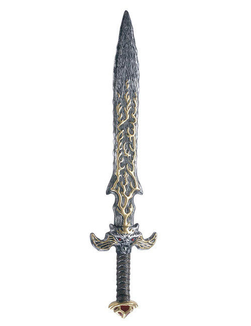 Mystisches Schwert grau-gold 86cm Mystisches Schwert grau-gold 86cm von WIDMANN