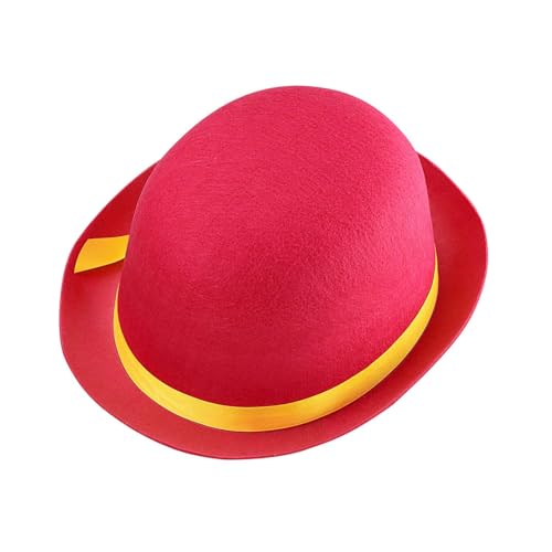 Widmann 32633 - Clown-Hut, für Kinder, Pink-Gelb, Melone aus Filz, Hut, Mütze, Kostüm, Karneval, Mottoparty Widmann 32633 - Clown-Hut, für Kinder, Pink-Gelb, Melone aus Filz, Hut, Mütze, Kostüm, Karneval, Mottoparty von W WIDMANN MILANO Party Fashion