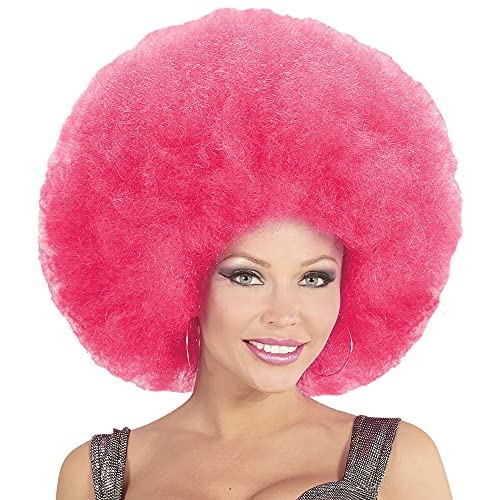 Top quality "PINK OVERSIZED AFRO WIG" in polybag - von WIDMANN